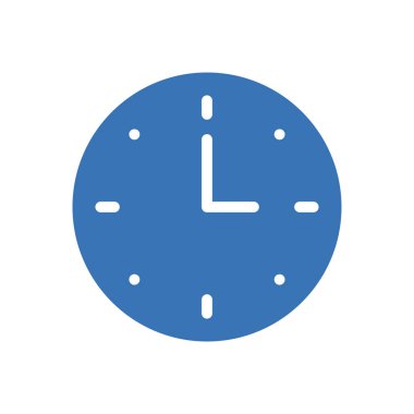 Web sitesi tasarımı ve masaüstü zarfları için saat simgesi, geliştirme. premium paket.