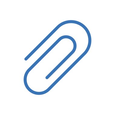 paper clip Icon for website design and desktop envelopment, development. premium pack.