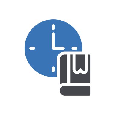 study time Icon for website design and desktop envelopment, development. premium pack.