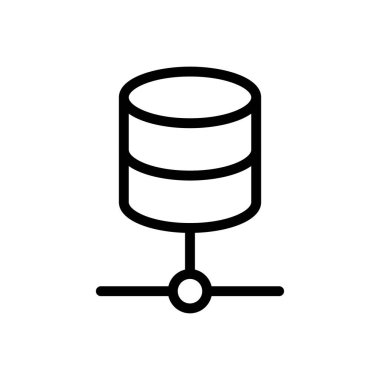 Web sitesi tasarımı ve masaüstü zarfları için sunucu simgesi, geliştirme. premium paket.