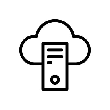 Web sitesi tasarımı ve masaüstü zarfları için sunucu simgesi, geliştirme. premium paket.