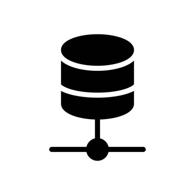 Web sitesi tasarımı ve masaüstü zarfları için veritabanı simgesi, geliştirme. premium paket.