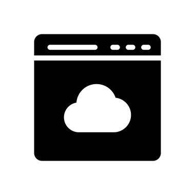 Web sitesi tasarımı ve masaüstü zarfları için tarayıcı simgesi, geliştirme. premium paket.