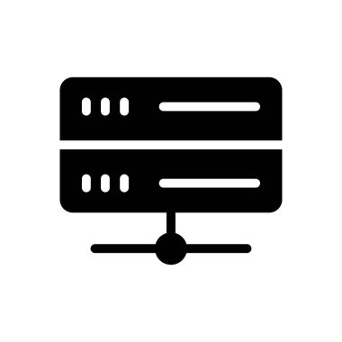 Web sitesi tasarımı ve masaüstü zarfları için sunucu simgesi, geliştirme. premium paket.