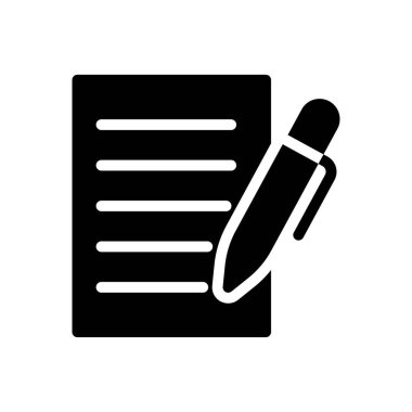 Web sitesi tasarımı ve masaüstü zarfları için belge simgesi, geliştirme. premium paket.