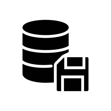 Web sitesi tasarımı ve masaüstü zarfları için depolama simgesi, geliştirme. premium paket.