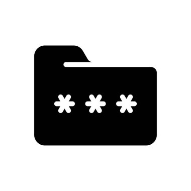 Web sitesi tasarımı ve masaüstü zarfları için parola simgesi, geliştirme. premium paket.