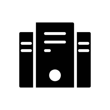 Web sitesi tasarımı ve masaüstü zarfları için sunucu simgesi, geliştirme. premium paket.