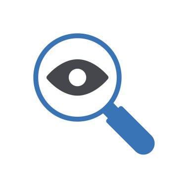 Web sitesi tasarımı ve masaüstü zarfları için arama simgesi, geliştirme. premium paket.