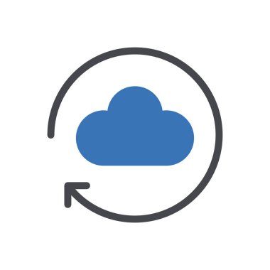 Web sitesi tasarımı ve masaüstü zarfları için bulut simgesi, geliştirme. premium paket.