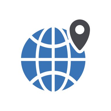 site tasarımı ve masaüstü zarfları için konum simgesi, geliştirme. premium paket.