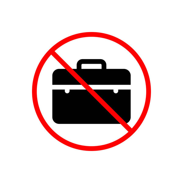 Запрещена икона для дизайна сайтов и десктопного обозначения, разработки. премиальный пакет.