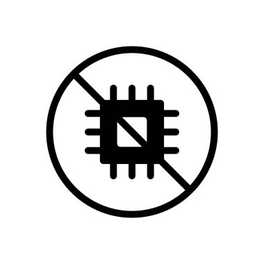 Web sitesi tasarımı ve masaüstü zarfları için yasaklanmış Simge, geliştirme. premium paket.