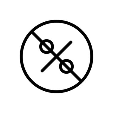 Web sitesi tasarımı ve masaüstü zarfları için yasaklanmış Simge, geliştirme. premium paket.