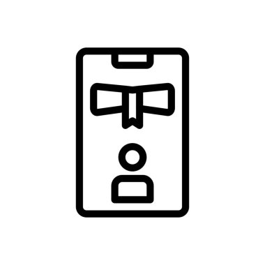 Web sitesi tasarımı ve masaüstü zarfları için online simge, geliştirme. premium paket.