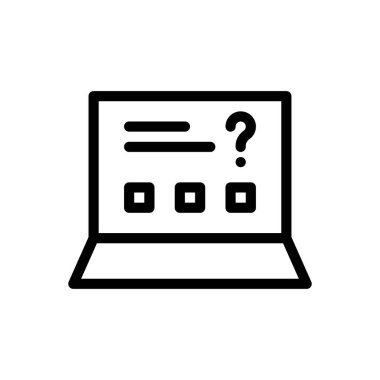 Web sitesi tasarımı ve masaüstü zarfları için test simgesi, geliştirme. Premium paketi.