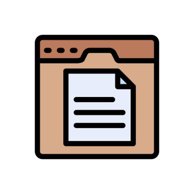 Web sitesi tasarımı ve masaüstü zarfları için web sayfası simgesi, geliştirme. premium paket.