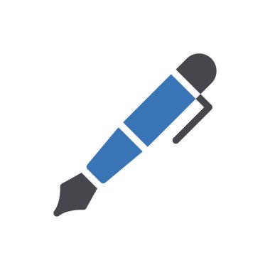 Web sitesi tasarımı ve masaüstü zarfları için kalem simgesi, geliştirme. premium paket.