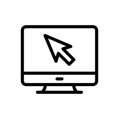 Web sitesi tasarımı ve masaüstü zarfları için bilgisayar imleç simgesi Simgesi, geliştirme. premium paket.