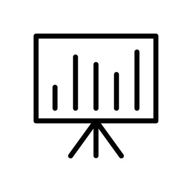 site tasarımı ve masaüstü zarfları için grafik panosu simgesi, geliştirme. premium paket.