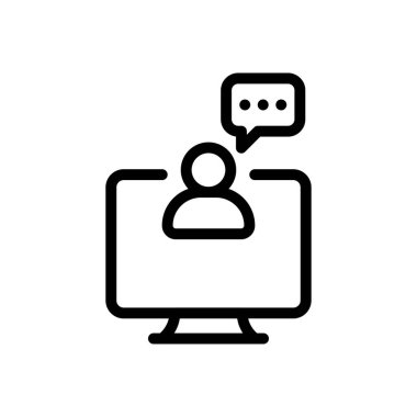 Web sitesi tasarımı ve masaüstü zarfları için çevrimiçi destek Simgesi, geliştirme. premium paket.