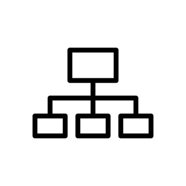 Web sitesi tasarımı ve masaüstü zarfları için akış şeması simgesi, geliştirme. premium paket.