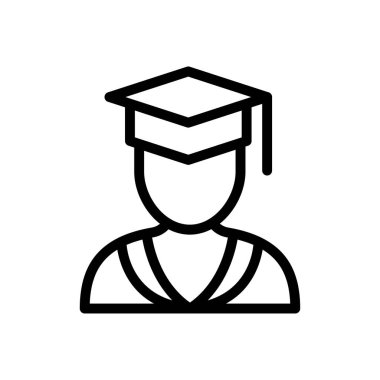 İnternet sitesi tasarımı ve masaüstü zarfları için öğrenci mezuniyet simgesi, geliştirme. premium paket.