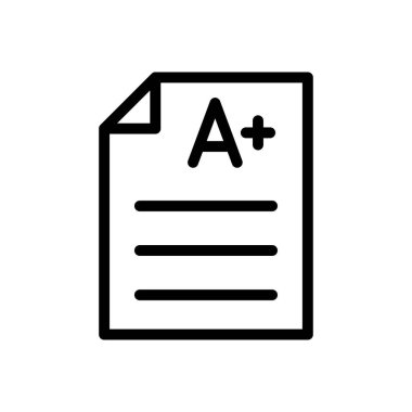 Web sitesi tasarımı ve masaüstü zarfları için sonuç kartı simgesi, geliştirme. premium paket.