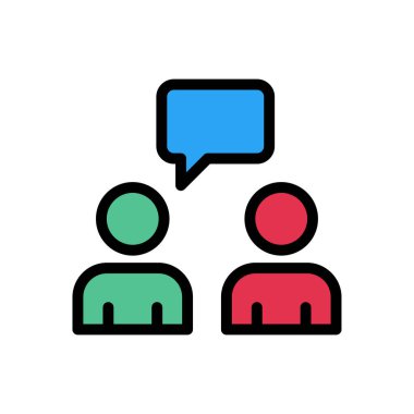 Web sitesi tasarımı ve masaüstü zarfları için öğrenci sohbet simgesi, geliştirme. premium paket.