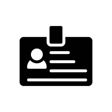 id badge Icon for website design and desktop envelopment, development. premium pack.