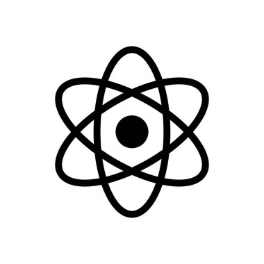 Web sitesi tasarımı ve masaüstü zarfları için atom simgesi, geliştirme. premium paket.