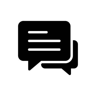 Web sitesi tasarımı ve masaüstü zarfları için sohbet simgesi, geliştirme. premium paket.