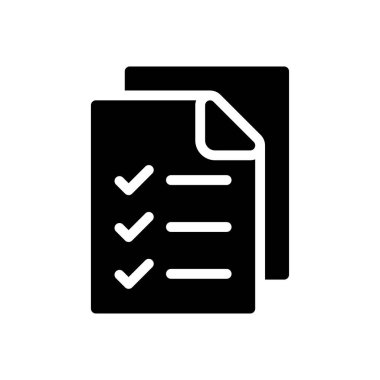 Web sitesi tasarımı ve masaüstü zarfları için kontrol listesi simgesi, geliştirme. premium paket.