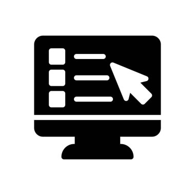 Web sitesi tasarımı ve masaüstü zarfları için çevrimiçi çalışma simgesi, geliştirme. premium paket.