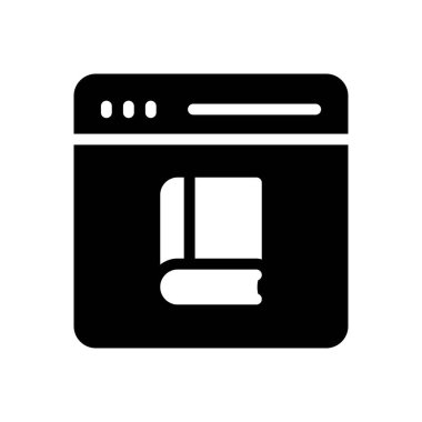 Web sitesi tasarımı ve masaüstü zarfları için web sayfası simgesi, geliştirme. premium paket.