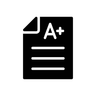 Web sitesi tasarımı ve masaüstü zarfları için sonuç kartı simgesi, geliştirme. premium paket.