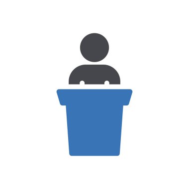 Web sitesi tasarımı ve masaüstü zarfları için sunum simgesi, geliştirme. premium paket.