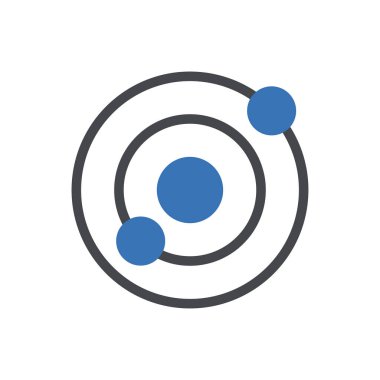 Web sitesi tasarımı ve masaüstü zarfları için bilim simgesi, geliştirme. premium paket.