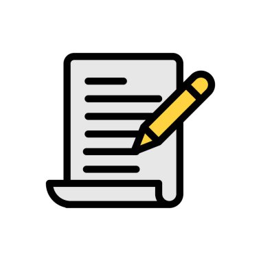 Web sitesi tasarımı ve masaüstü zarfları için belge simgesi, geliştirme. premium paket.