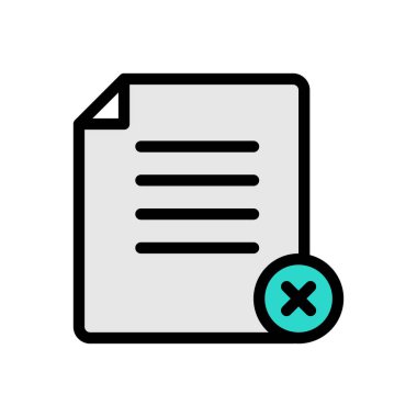 Web sitesi tasarımı ve masaüstü zarfları için dosya simgesini sil, geliştirme. premium paket.