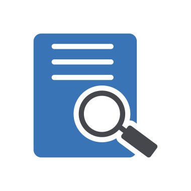 Web sitesi tasarımı ve masaüstü zarfları için arama dosyası simgesi, geliştirme. premium paket.