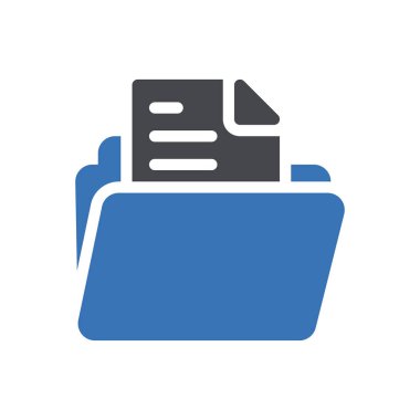 Web sitesi tasarımı ve masaüstü zarfları için dizin dosyası simgesi, geliştirme. premium paket.