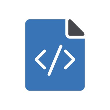 Web sitesi tasarımı ve masaüstü zarfları için dosya simgesi kodlaması, geliştirme. premium paket.