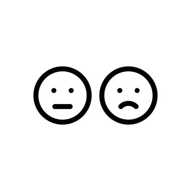 duygu yüz çeşitliliği simgesi web sitesi tasarımı ve masaüstü zarfları için, geliştirme. premium paket.