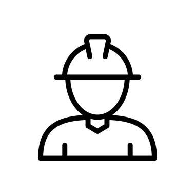 Web sitesi tasarımı ve masaüstü zarfları için işçi simgesi, geliştirme. premium paket.