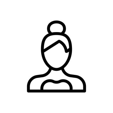 Web sitesi tasarımı ve masaüstü zarfları için aktris simgesi, geliştirme. premium paket.