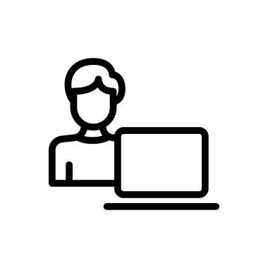 çocuk dizüstü bilgisayar ikonu web sitesi tasarımı ve masaüstü zarfları için, geliştirme. premium paket.