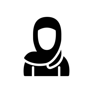 Web sitesi tasarımı ve masaüstü zarfları için kadın simgesi, geliştirme. premium paket.