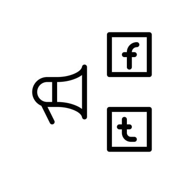 Web sitesi tasarımı ve masaüstü zarfları için reklam pazarlama simgesi. premium paket.