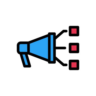 Web sitesi tasarımı ve masaüstü zarfları için reklam simgesi, geliştirme. premium paket.